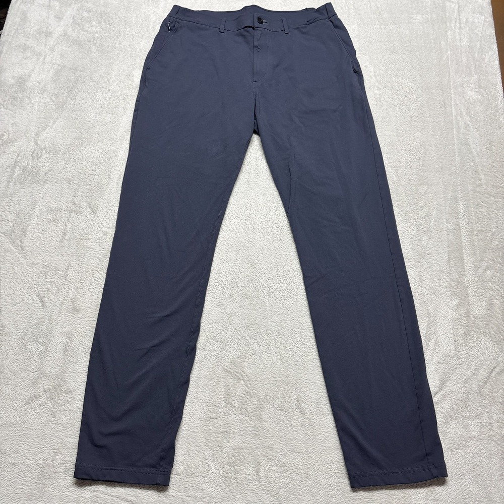 Public Rec Pants Mens 33x33 Gamechanger 5-Pocket‎ Blue Chino Stretch Dressy
